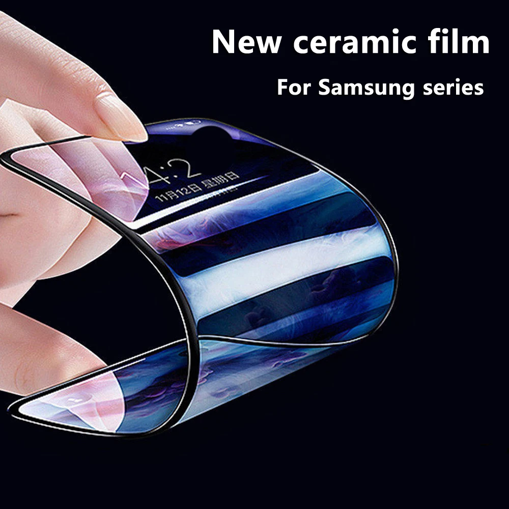 

New Ceramic Screen Protector Film For Samsung A42 A41 A33 A40 A32 A22 4G/5G A31S A21S A12 Full Cover Super Toughness Anti-broken