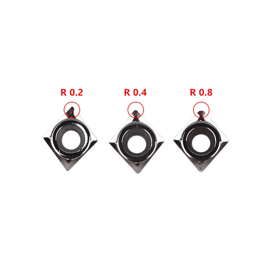 CCGT060202-AK inserti in metallo duro N01 CCGT060204-AK utensili per tornitura interna N01 CCGT060208-AK utensili per tornio CNC N01 alluminio e rame