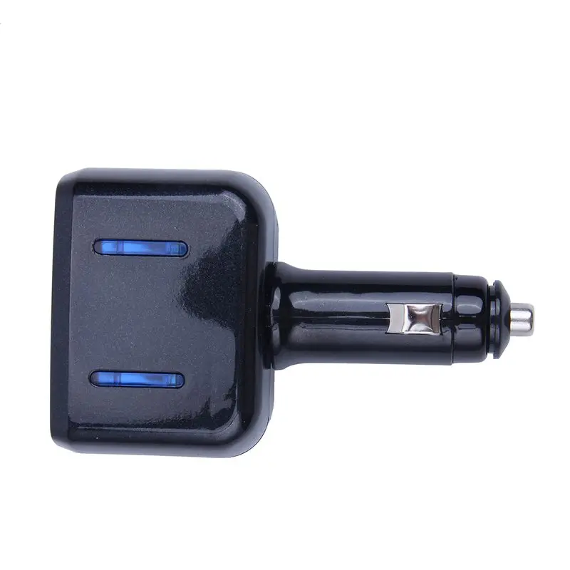 90 degree rotation car cigarette lighter one with two one point two car charger car charger Multi-angle Blu-ray