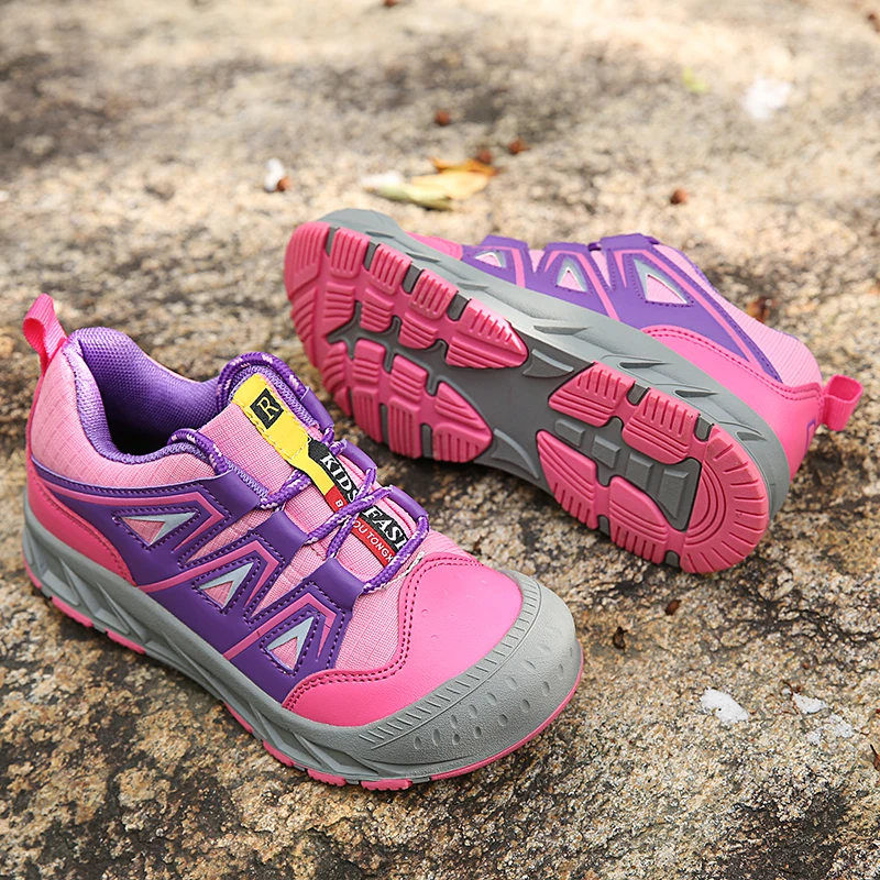 Girls Shoes Boys Sneakers Boys Trail Running Shoes Waterproof Hiking Shoes Kids Athletic Outdoor Slip Resistant Sports Sneakers
