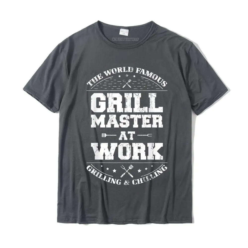 Funny Grill Master BBQ Chef Smoked Meat Lover Barbecue T-Shirt Student New Design Crazy Tops & Tees Cotton Top T-Shirts Casual