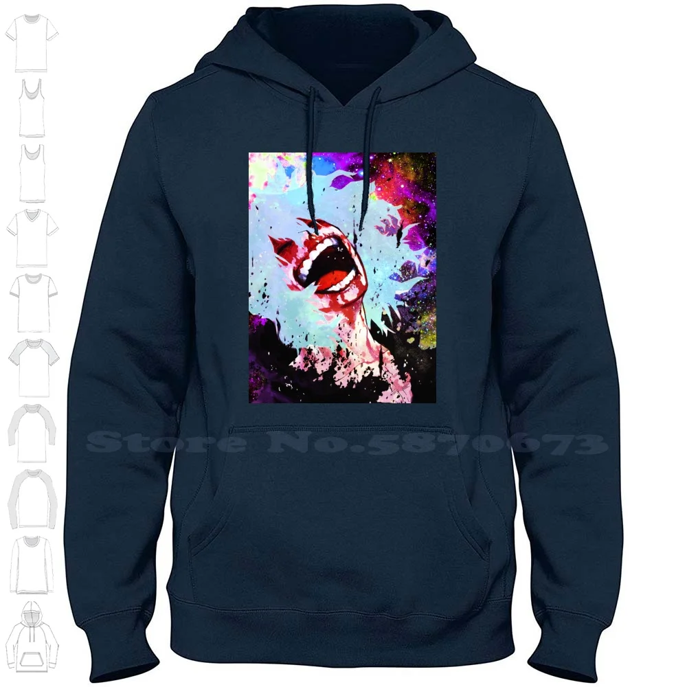 Tomura Shigaraki 100% Cotton Hoodie T-Shirt Tomura Shigaraki Anime Bnha Mha Cover Art Book 25 Edit Art Inannaharmonia Night Sky