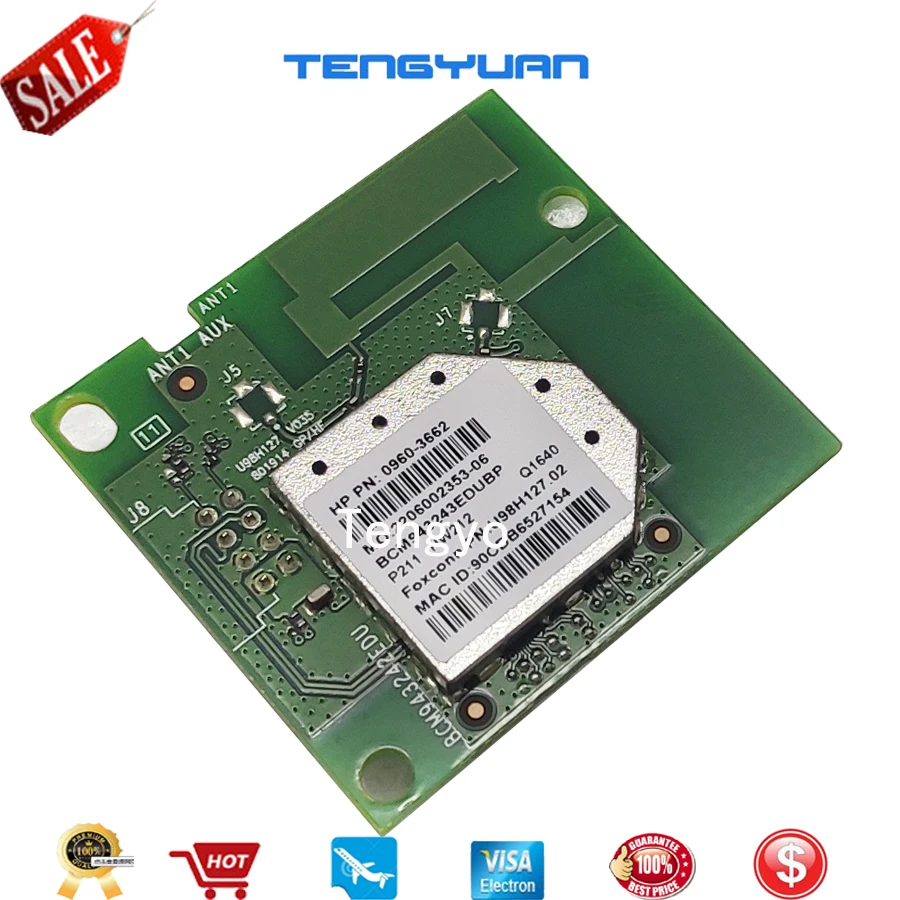 Wi-Fi board For HP LaserJet Pro M102w M101W M106W M104W M203DW M130FW M227FDW 0960-3662