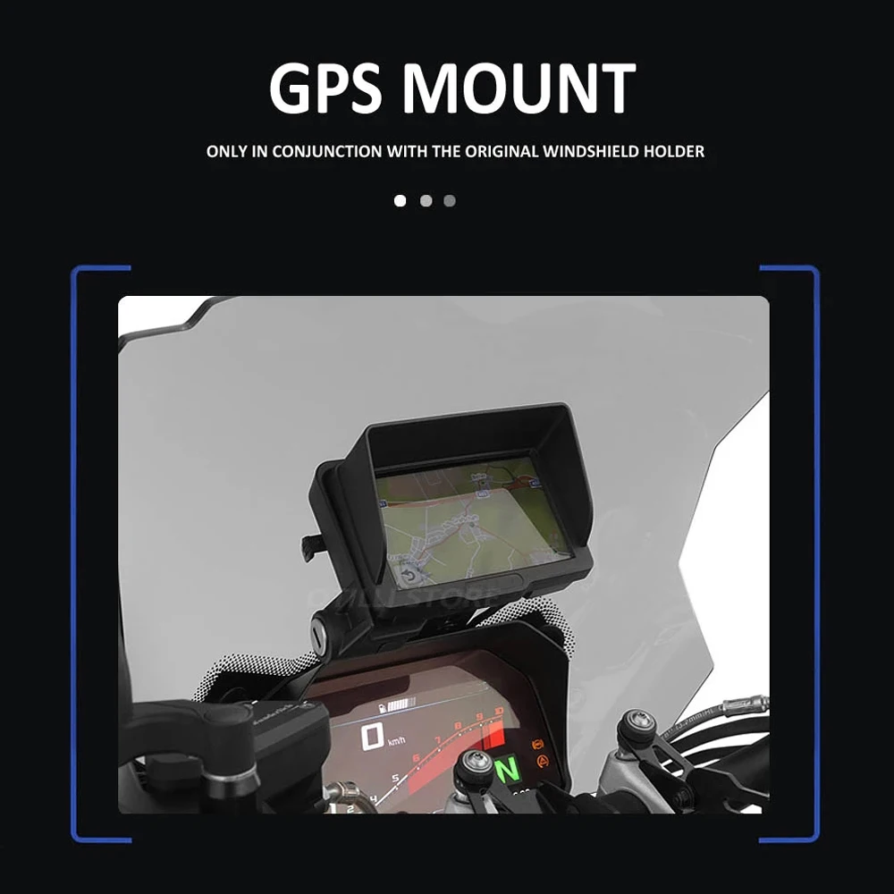 NEUE Motorrad Für BMW R1250RS R 1250 RS GPS Montieren Telefon Navigation Halterung USB Ladegerät Halter Stehen