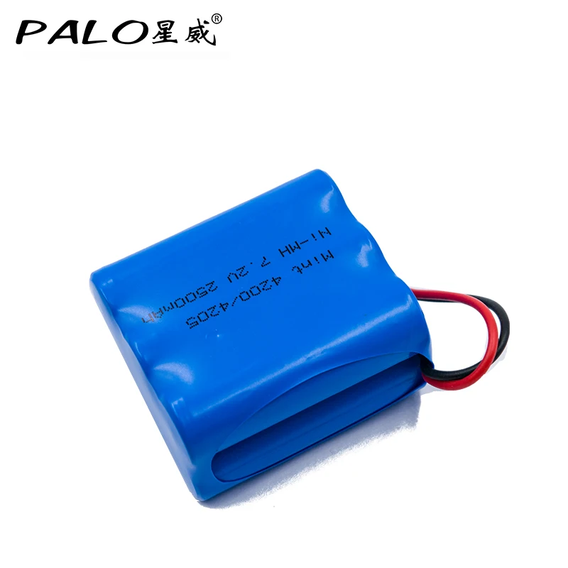 

PALO 7.2V NIMH 2500mAh New Battery Vacuum Mopping Robot Rechargeable Battery Pack For Mint 4200 4205 iborot braava 320 321