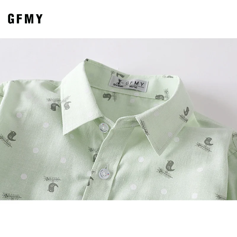 GFMY Baby boys shirts 2021 Spring Autumn New Long Sleeve Blouse Kids Clothes White Shirts for Toddler Boys shirts Children Tops