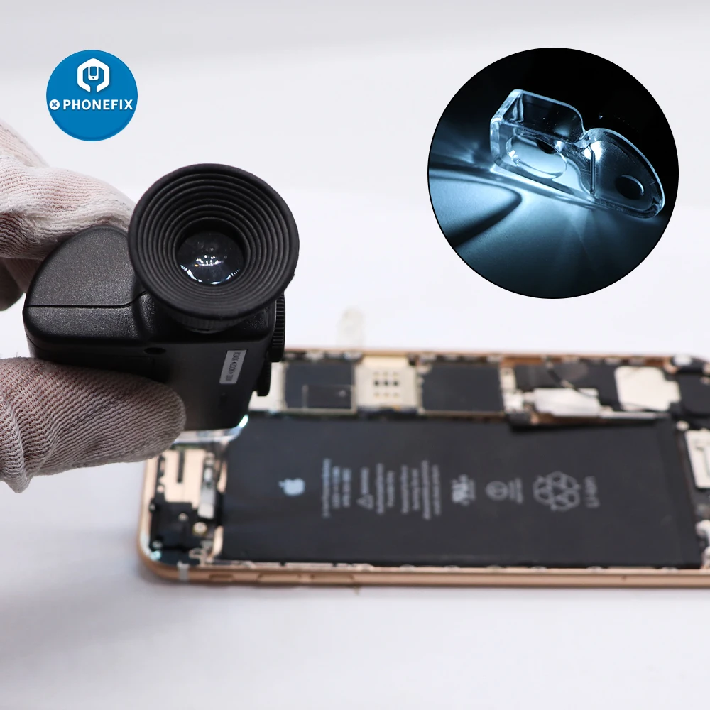Imagem -06 - Microscópio Ajustável Universal Portátil Móvel Clip-tipo Microscópio de Smartphone Jóias Lupa com Lâmpada Led 60x240x