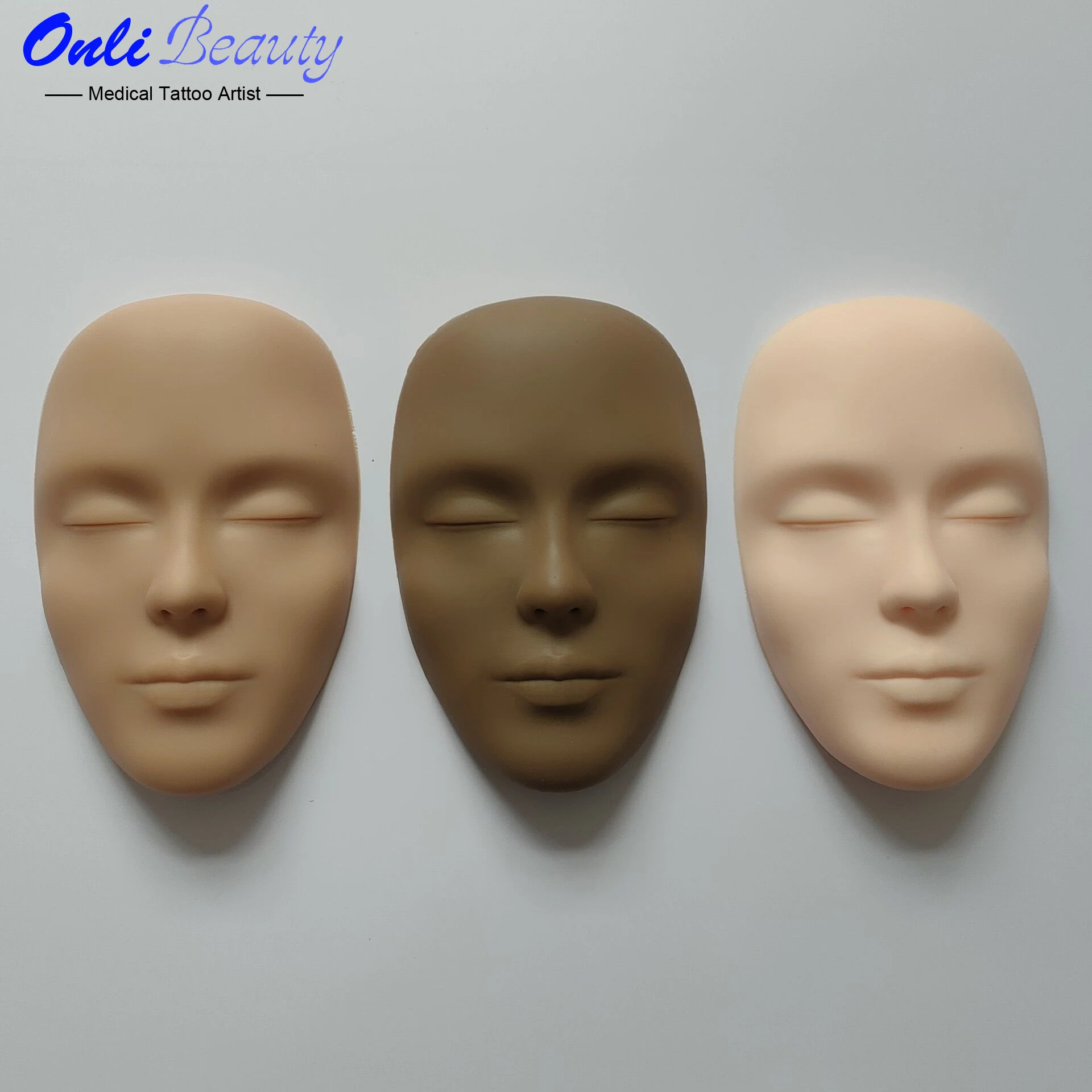 3D Realistic Full Face Best Practice Silicone Skin for Permanent Makeup Artists