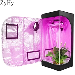 Tienda de cultivo de piezas hidropónicas, caja de cultivo Mylar para cultivo en interiores, invernadero, flores, verduras, lámpara phyto