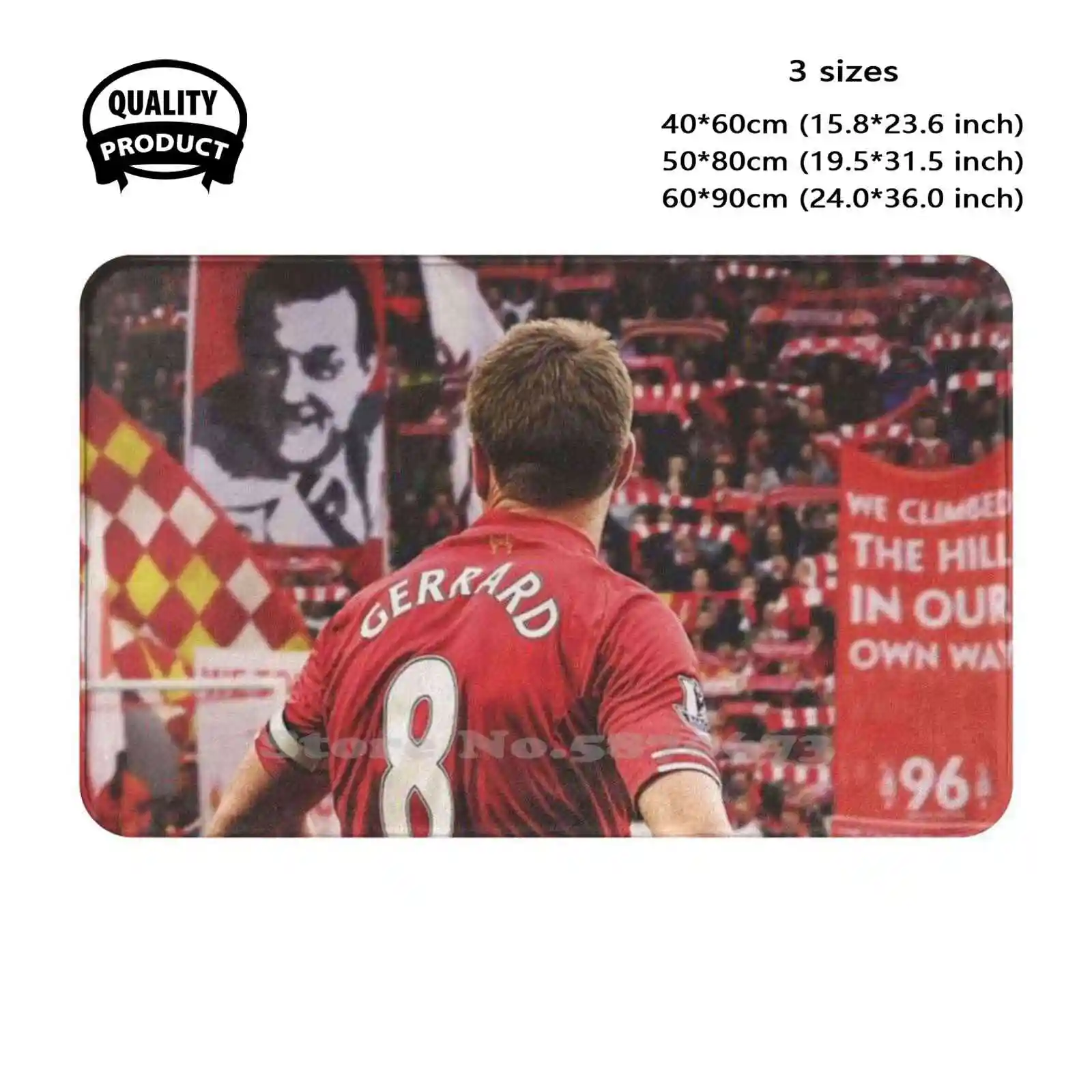 Gerrard Soft Cushion Home Carpet Door Mat Car Rug Steven Universe George Gerrard Kopites Thekop Eight The Reds