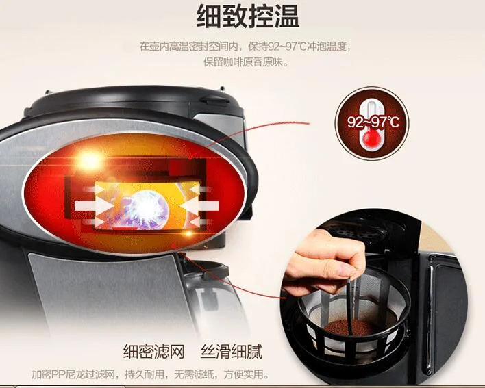 Donlim المنزلية الإيطالية البخار اسبريسو آلة القهوة + أمريكانو مقهى صانع 2in1 20Bar الشاي الحليب رغوة بالتنقيط القهوة DL-KF7001 لتقوم بها بنفسك