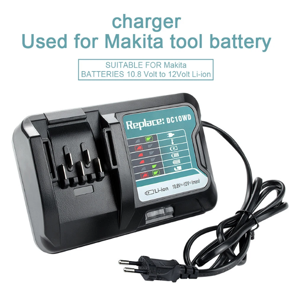 Tool Batterys Charging 10.8V 12V 3A 40W for Makita BL1015 BL1016 BL1021B BL1041B 40W  Fast Charger  DC10WD