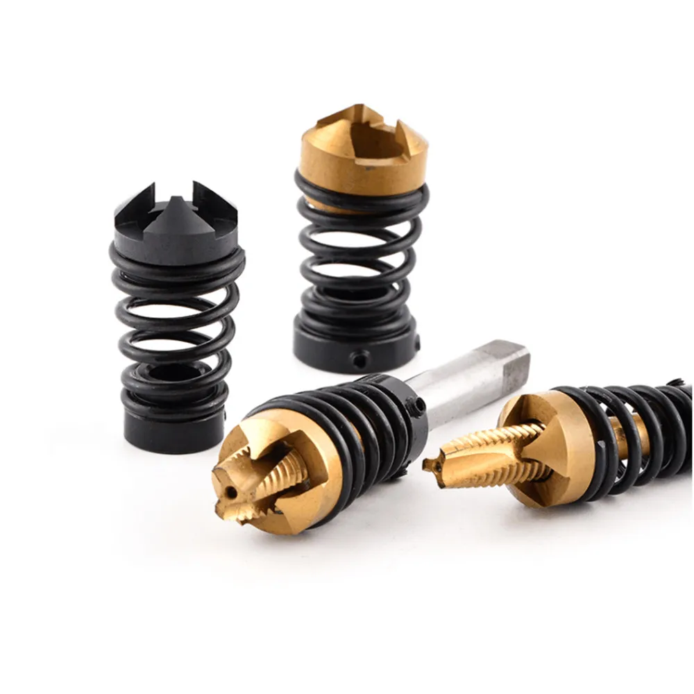High Speed Steel Chamfer Drill Bit Deburring Tap Chamfer Tool Straight Flute Tapping Burr Removal Tools Milling Compound Cutter