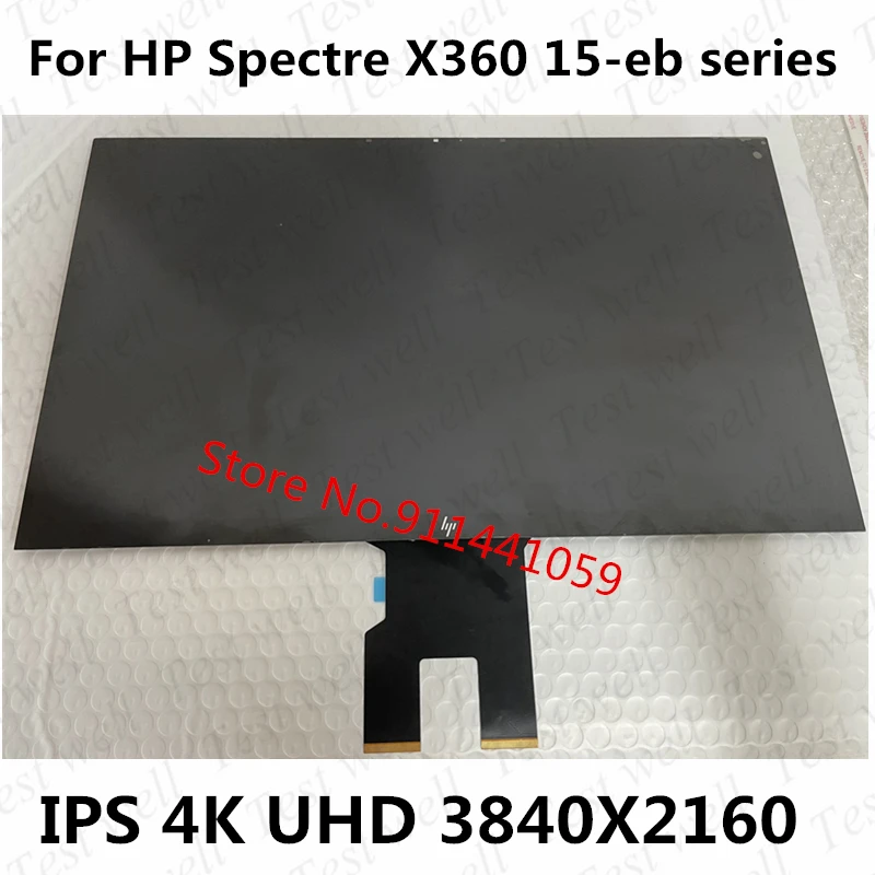 Original 15.6 inch 4K UHD 3840X2160 LCD Touch Screen Digitizer Assembly for HP Spectre X360 15-eb series 15-eb0043dx