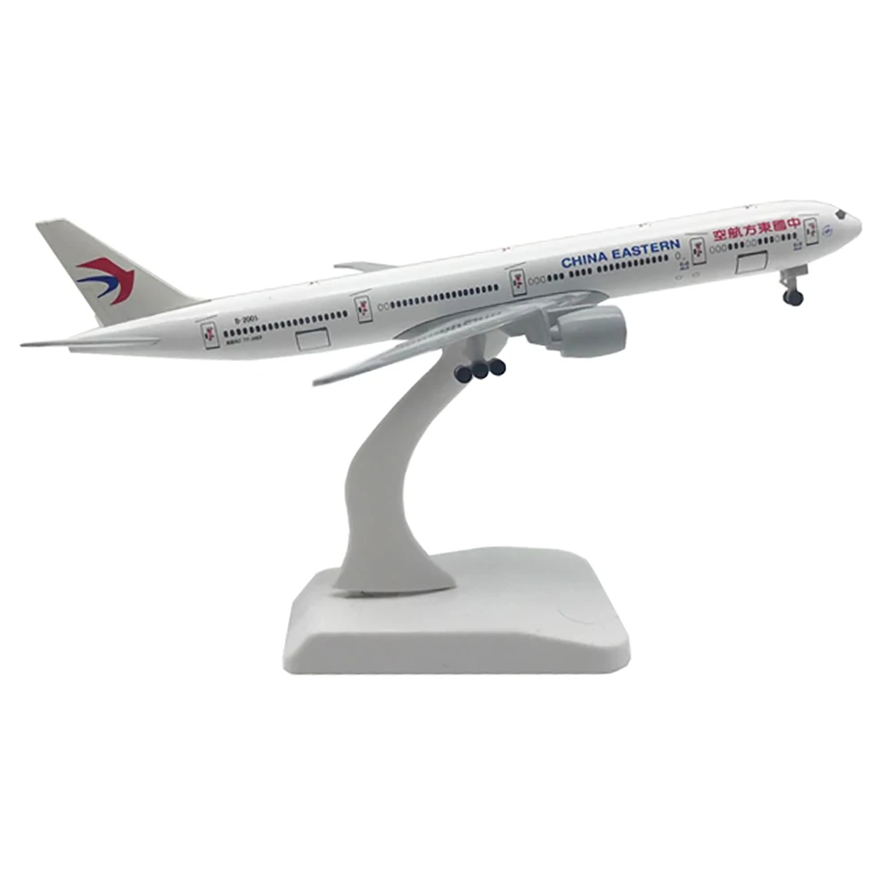 

20cm Aircraft Boeing 777 China Eastern Airlines Alloy Plane B777 with Wheel Model Children Gift for Collection Home Decoration