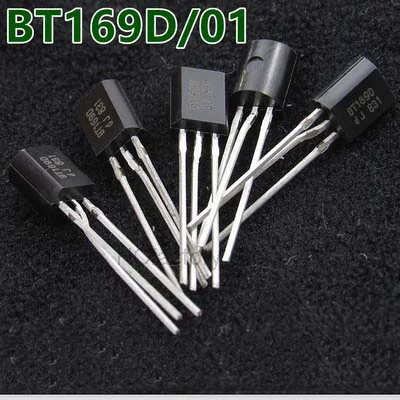 ใหม่50Pcs BT169D BT169 TO-92ไทรแอก Thyristor SCR 400V 9A 3-Pin SPT ขายส่ง one-Stop Distribution List