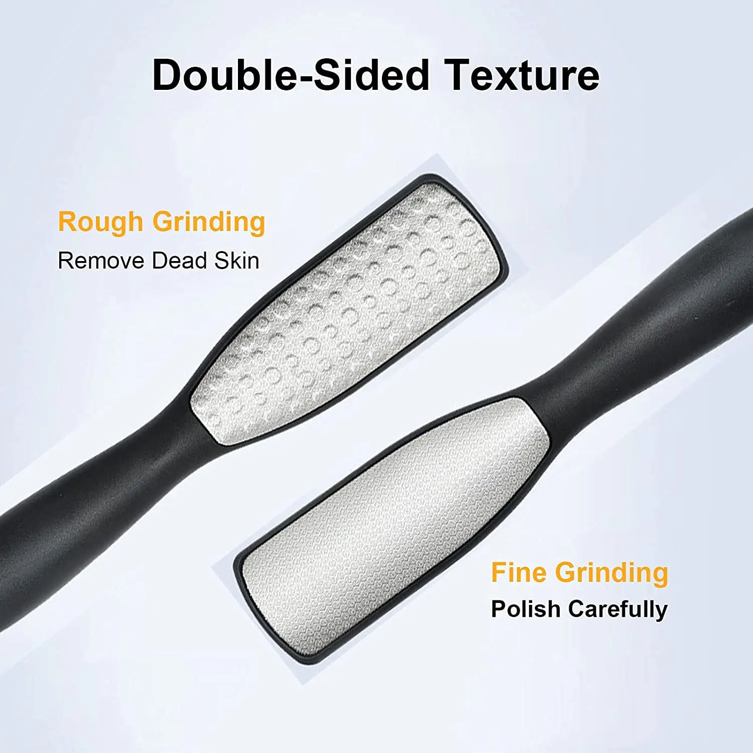 Pedicure Tools Heel Scratcher Files Artifact Exfoliating Calluses Brush Stainless Steel Foot Sharpening Double-sided Pedicura