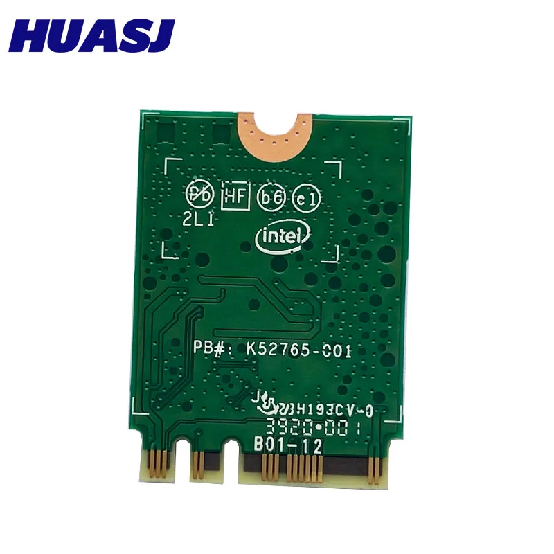 Intel AX210 Tarjeta WiFi 6E M.2 NGFF Doble Banda Bluetooth 5.2 - imagen 2