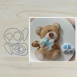 The Bear Metal Cut Dies Stencils for Scrapbooking Stamp/Photo Album Decorative Embossing DIY Paper Cards