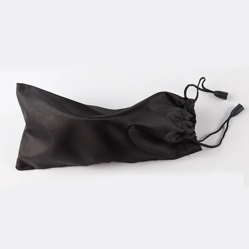 Bolsas de microfibra suave para gafas, contenedor de almacenamiento para evitar arañazos, cierre con cordón, color negro, 1/20 piezas