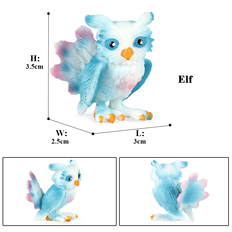 Oenux Original Echte Märchen Fliegen Pferd Simulation Tier Mythische Elfen Elf Pegasus Action-figuren Modell PVC Nette Kinder Spielzeug – Detail 15