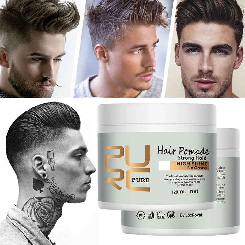 Hair Styling Strong Restoring Pomade Hair wax Hair oil Wax mud For Hair Styling Natural Look Not greasy Refreshing Hair Pomade