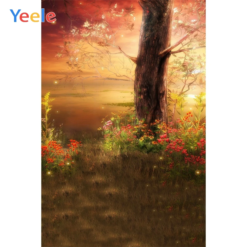 خلفيات للتصوير الفوتوغرافي الخيالي للأطفال والرضع ، خلفية رائعة لالتقاط الصور ، زهور الغابة ، بلاد العجائب ، فوتوفون