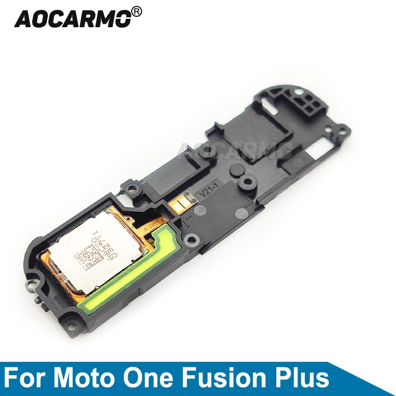 

Aocarmo For Motorola Moto One Fusion Plus Bottom Loud Speaker Loudspeaker Buzzer Ringer Flex Cable Repair Parts