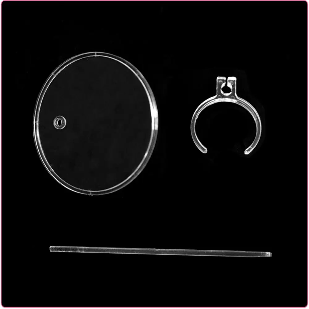 1 Stück Ständer für 1/6 Puppen Transparenter Puppenständer 30cm Figuren-Displayhalter Hochwertiges Spielzeugzubehör