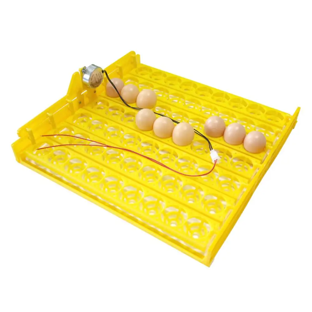 63 Eggs Incubator Turn Tray Chickens Ducks Poultry Automatically Incubator Turntable Turn Eggs Incubation Equipment 1 Set