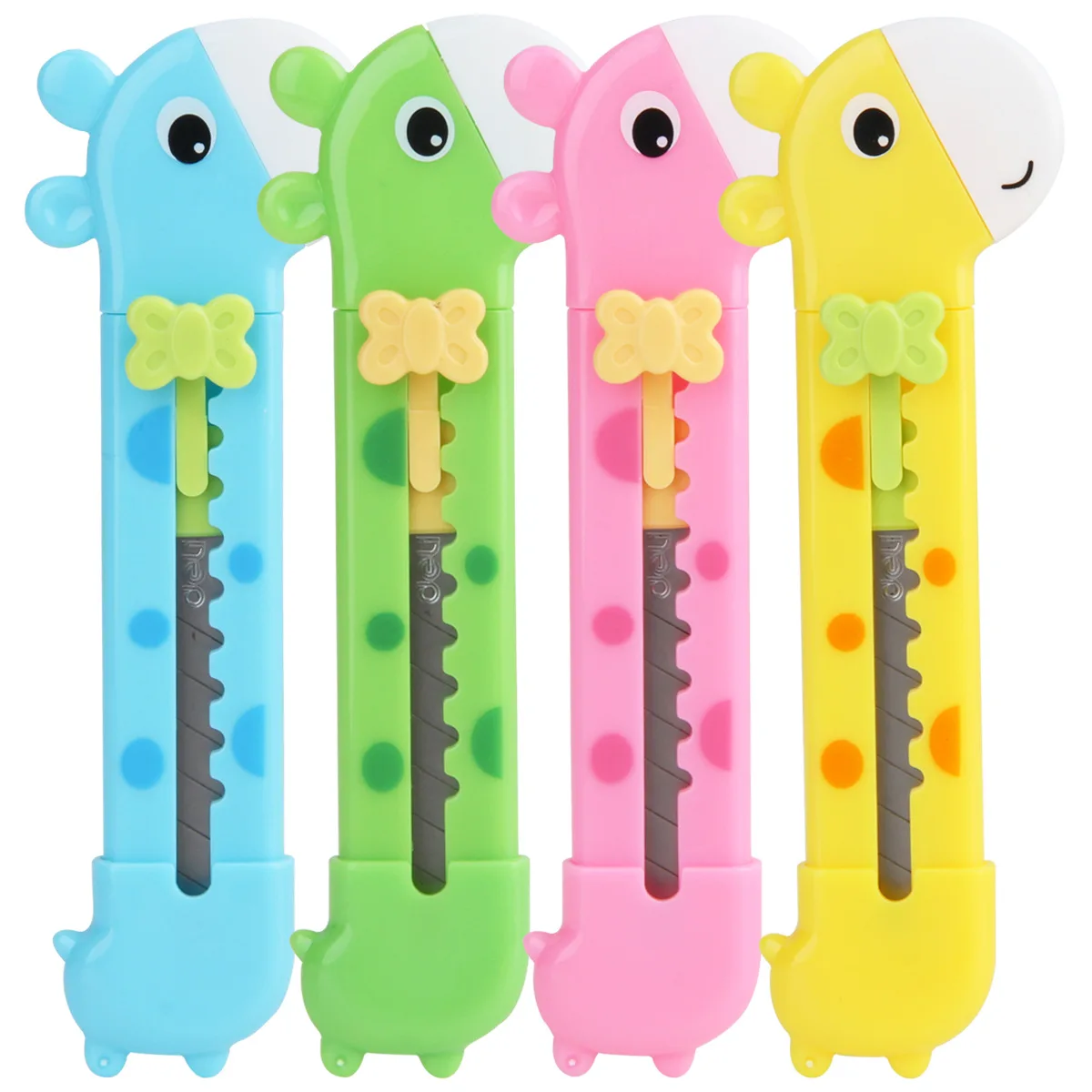 Niedliche Giraffe Utility Messer Papiers ch neider Schneiden Papier Rasierklinge Büro Briefpapier Escolar Papel aria Schul bedarf