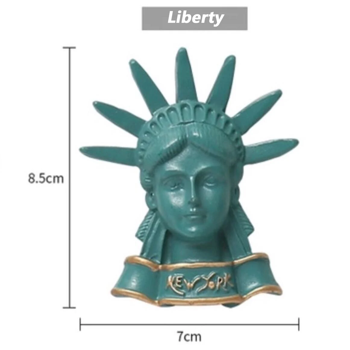 Lovely The Statue of Liberty Fridge Magnets Tourist Travel Souvenir 3D Resin Fridge Magnet Home Kitchen Decor Gift