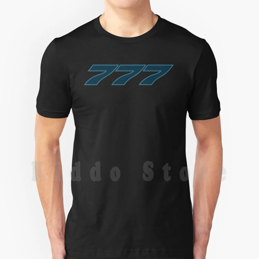 777 T Shirt Men Cotton Cotton S-6xl 777 Airplane Travel Flight Wing Jet Boeing
