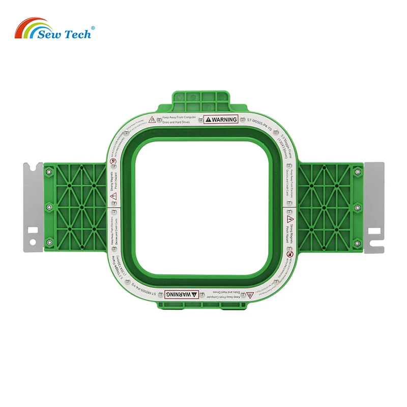 Imagem -03 - Sew Tech Bastidor Magnético de Bordado para Máquina de Bordar Zsk Maggie Frame Mighty Hoops Molduras Magnéticas de Bordado.