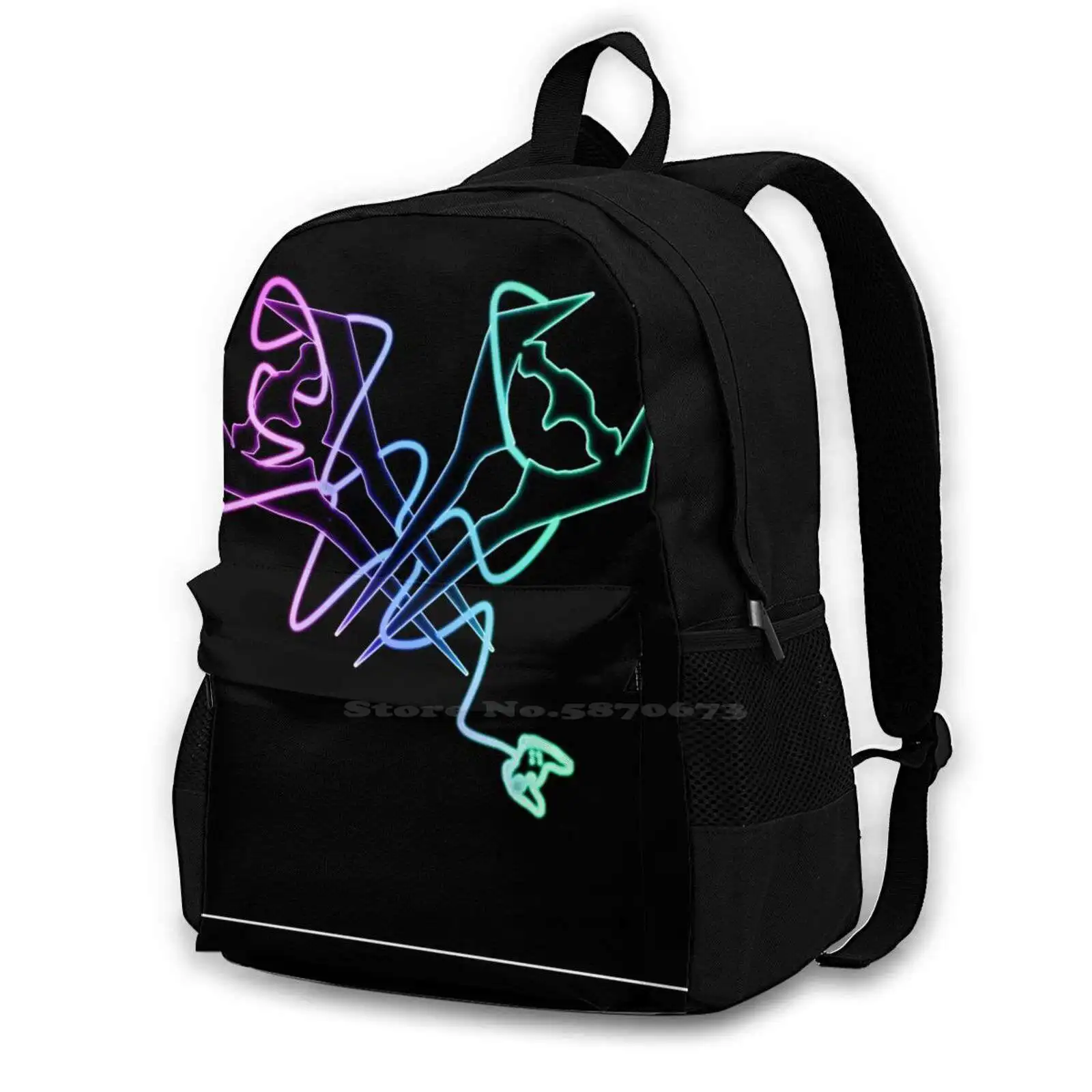 : Sward #2 Backpacks For School Teenagers Girls Travel Bags Energy Sward Weapons Reach 4