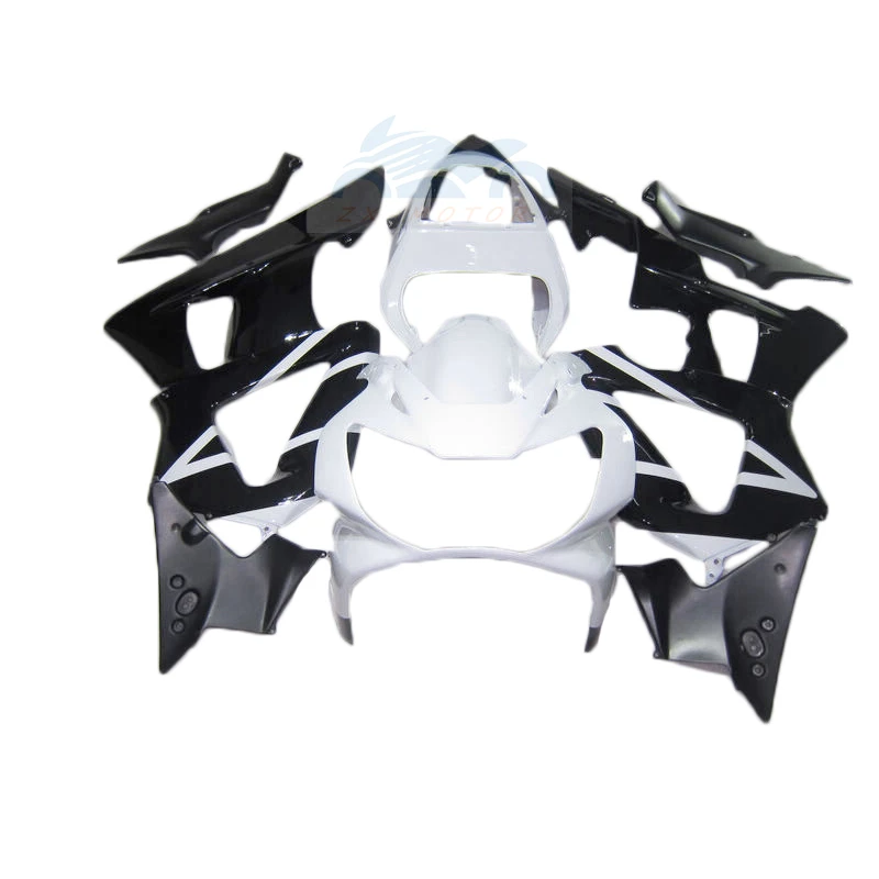 

Free Custom Injection Bodyworks Fairing kits for Honda CBR900RR CBR929RR 2000 2001 white black set CBR 929 RR 00 01 RM13