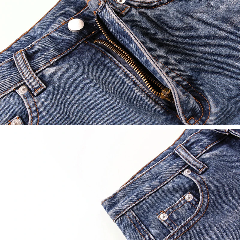 Pants autumn Korean straight pants retro jeans