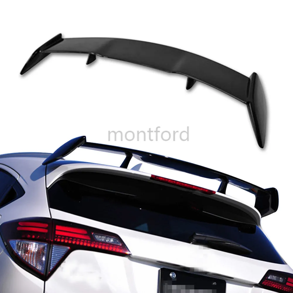 

For Honda Vezel HRV 2015 2016 2017 FRP Material Unpainted Color Rear Spoiler Wing Trunk Lid Cover Car Styling