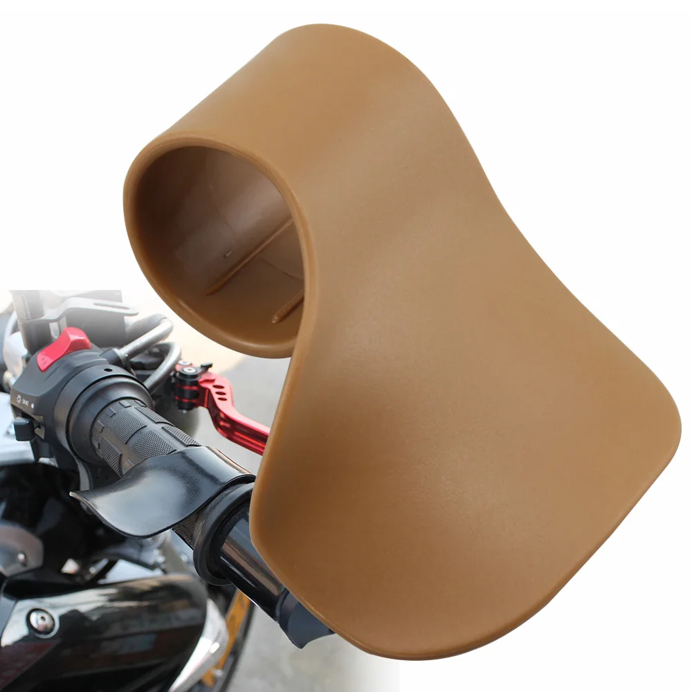 

Motorcycle Throttle Assist Wrist Rest Cruise Control Grips Universal For Harley BMW Yamaha Honda Kawasaki Suzuki E-Bike Brown