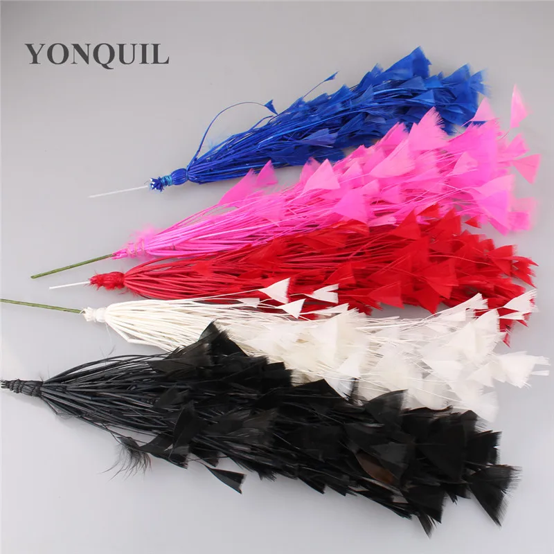 High Quality Turkey Feather Flower 25-30 CM/10-12 Inches DIY Home Party Headdress Decoration Feathers For Crafts 12Pcs/Lot