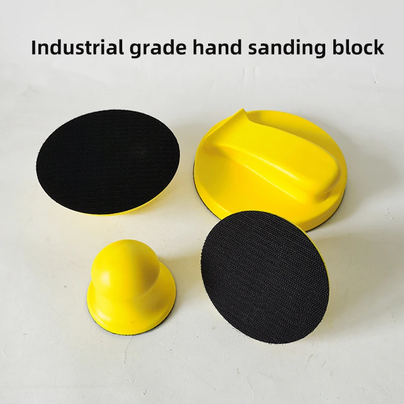 Car Putty Moagem Ash Push Plate 5 Polegada 125mm 6 Polegada Round Auto-adesivo Lixa Backing Board
