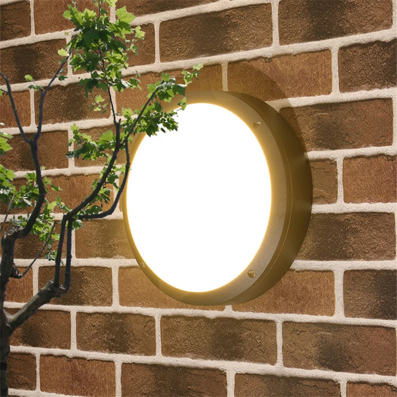 

6W Modern LED Moisture Proof Wall Lamp Bathroom Porch Ceiling Sconce Lamp Indoor Outdoor Surface Mounted Wall Light Lighting