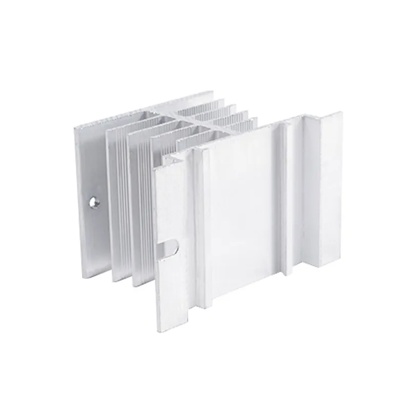 SSR Mini Single Phase Solid State Relay Aluminum Heat Sink Radiator Newest Rail Mount For 10A-25A Relay