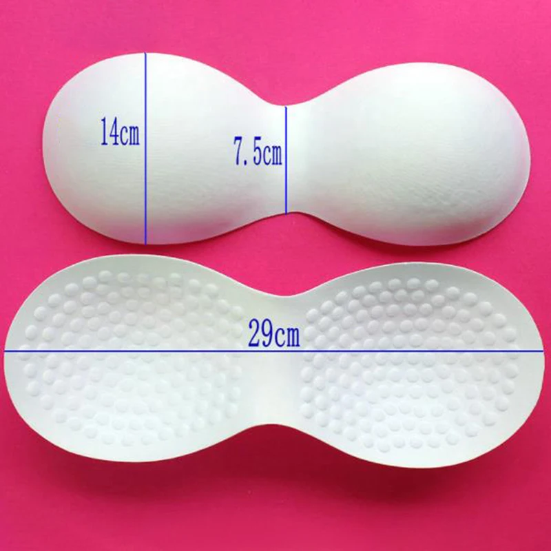 A Pair Of Sew In BRA CUPS Pads Push Up Swimwear Dress Corset Soft Foam