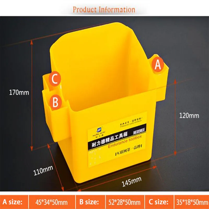 Gỗ Eo Hộp Đựng Vít Hộp Nhựa Bảo Quản Đôi Lưới Eo Dụng Cụ Với Dây Lưng Người Tổ Chức Cho Những Vật Nhỏ