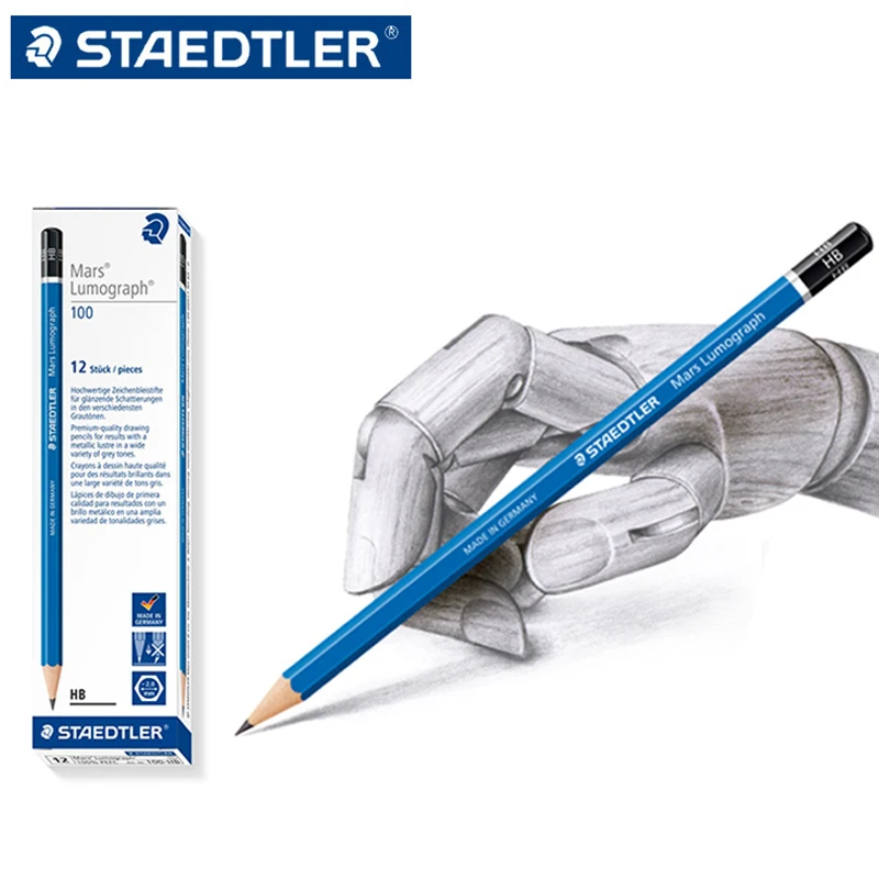 2pcs STAEDTLER-100 writing drawing pencil drawing pencil drawing pencil student special