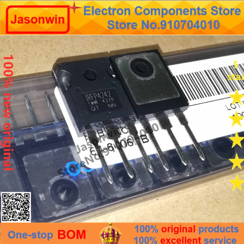 100% nuevo 50 unids/lote original MOSFET IRFP4242 IRFP4242PBF TO-247 300V96A IRFP4232 Transistor