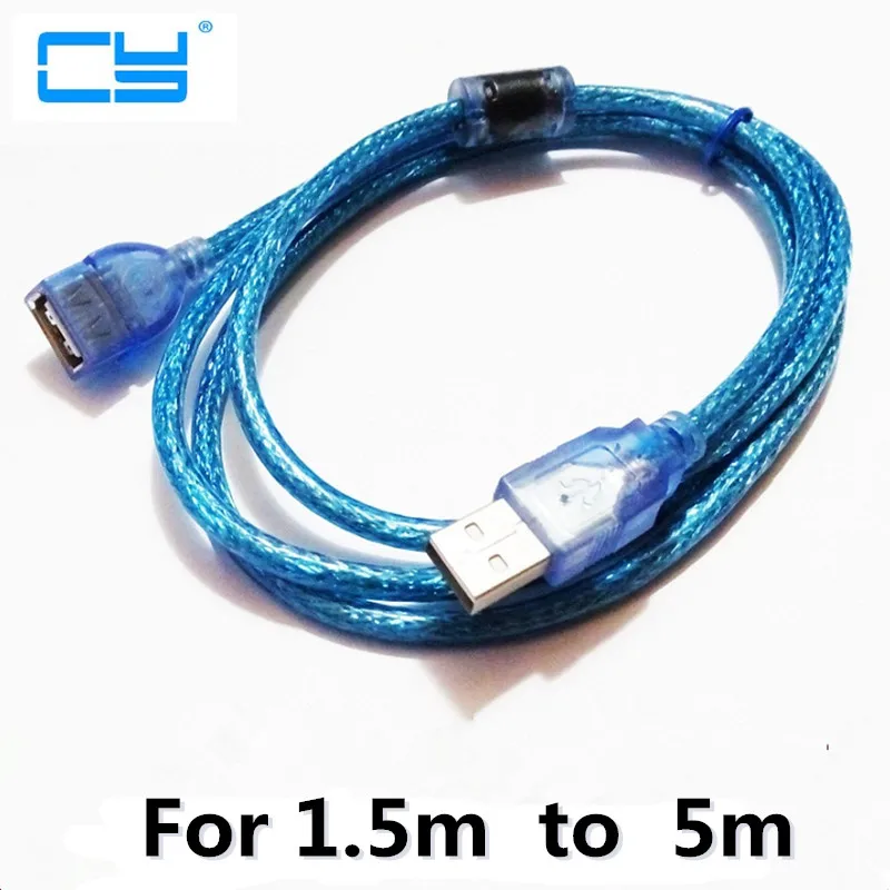 1 متر/3 متر/20 متر/15 متر/10 متر/5 متر USB2.0 ذكر إلى أنثى نشط مكرر تمديد موسع وصلة كابل متر/F