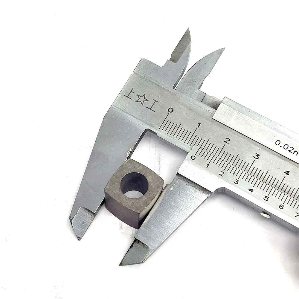 YG8 Tungsten Carbide Power Feed Contact W14*L14*H14*Hole8mm for EDM Wire Cutting Machine