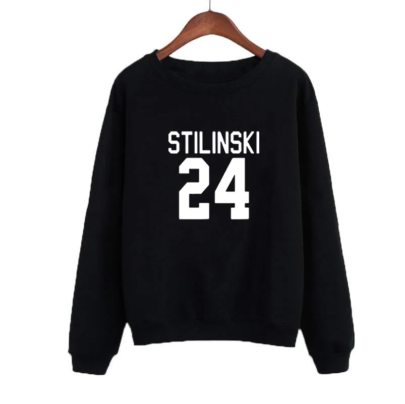 Letter Sweatshirt Autumn Casual Hoodies Women Harajuku Funny Hip Hop Street Sudaderas Mujer Wolf Stiles Stilinski Teen 24